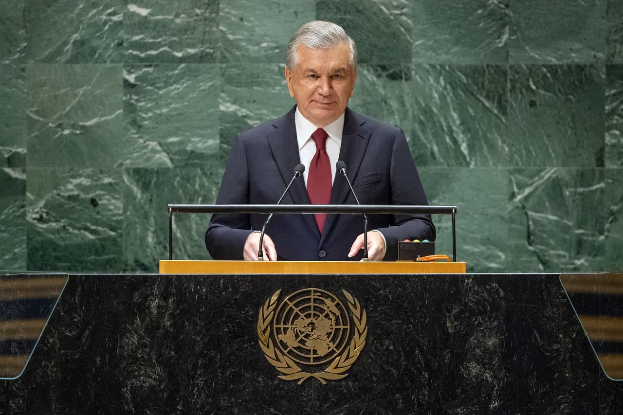 Shavkat Mirziyoyev at the 78th session of the UN General Assembly